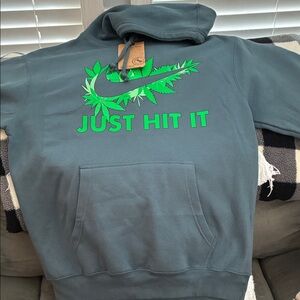 Nike Just Hit It Green Hoodie